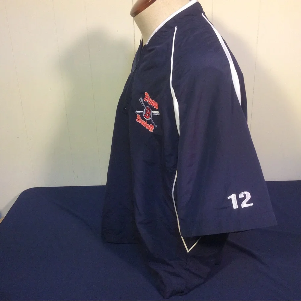 Mens Braves Baseball Warmup Jacket size large Akadema